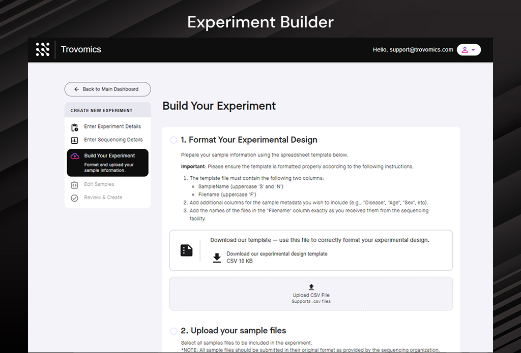 Trovomics Platform screenshot 3