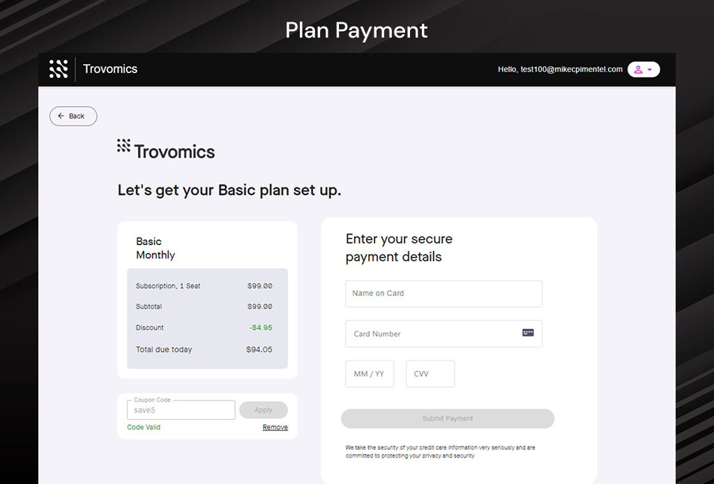 Trovomics Platform screenshot 5